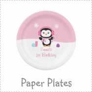 personalized birthday paper plates